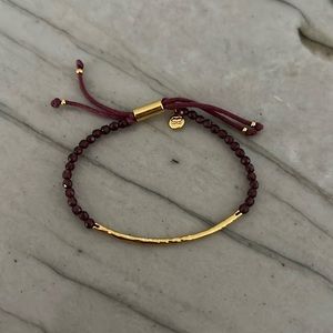 Burgundy gorjana bracelet